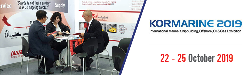 LALIZAS team travelled to South Korea, communicating its expertise at KORMARINE 2019!