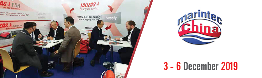 LALIZAS in Shanghai; taking part as exhibitors at one of the largest maritime exhibitions in China, the MarinTec 2019!