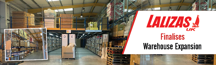 LALIZAS UK finalises Warehouse Expansion