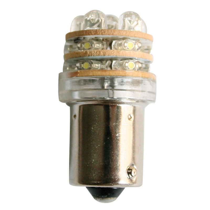 Λαμπάκι LED, 12V, T18, ψυχρό λευκό - 18 LEDs image