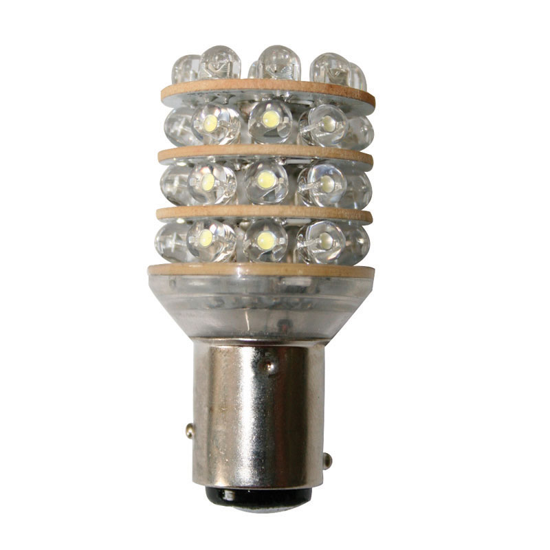 Λαμπάκι LED, 12V, T25 BAY15D, ψυχρό λευκό - 36 LEDs image