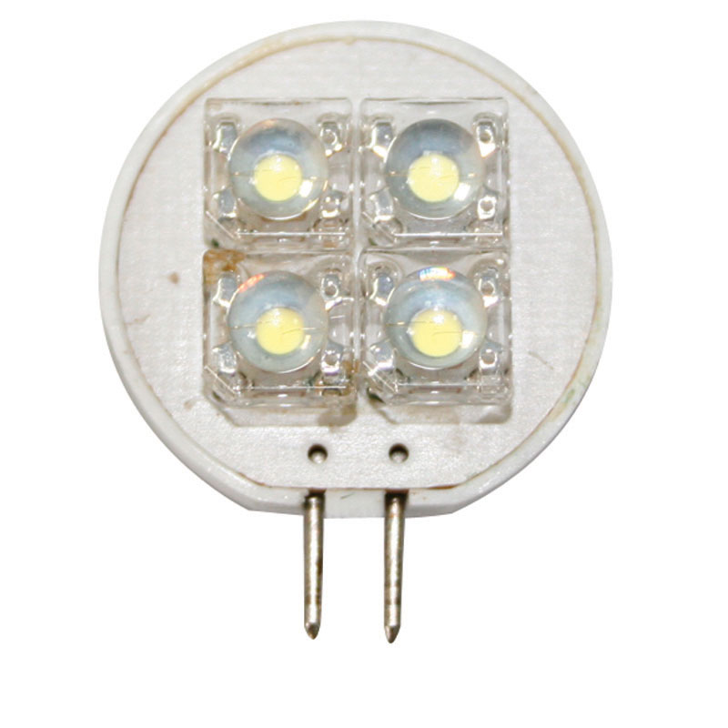 Λαμπάκι LED, 12V, T25, ψυχρό λευκό - 4 PIRANHA LEDs image
