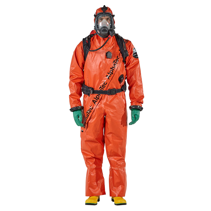 Χημική Στολή "Gas Tight, AlphaTec, TR, Light Type", L, Πορτοκαλί image